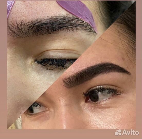 Архитектура и окрашивание бровей