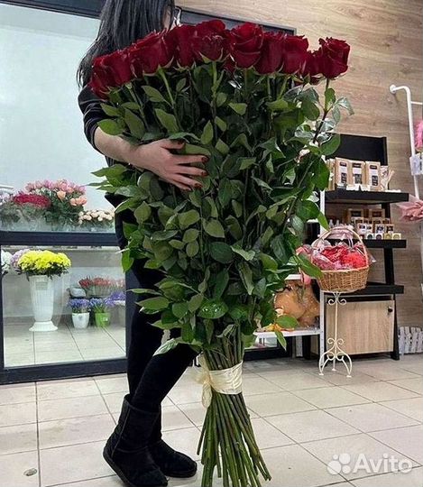 Высокие розы, букеты, цветы Доставка