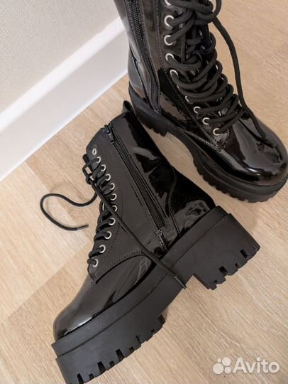 Ботинки на высокой подошве для девочки