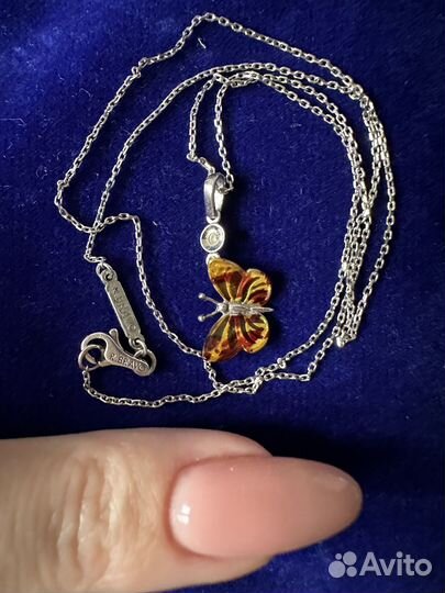 Колье Roberto Bravo серебро, бриллиант