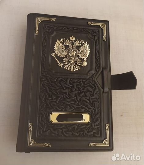 Блокнот из натуральной кожи