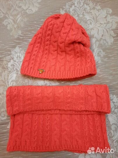 Комплект демисезон. шапка и снуд