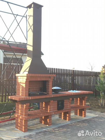 Печи барбекю, гриль, мангал