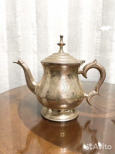 Сервиз чайно-кофейный серебрение винтаж Европа