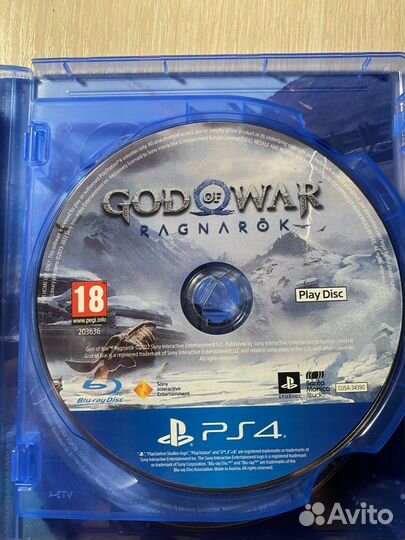 Игра god of war ragnarok ps4 диск