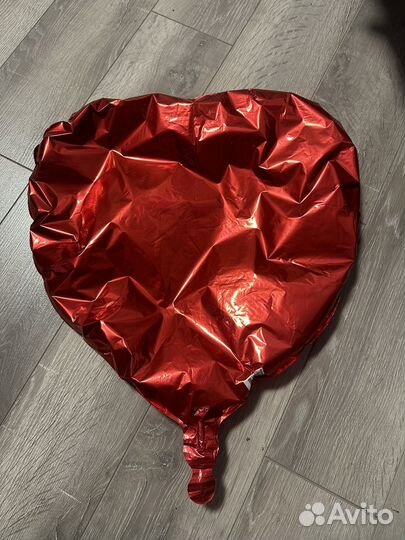 Шары из фольги Сердце 6 штук