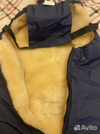 Конверт из овчины в коляску