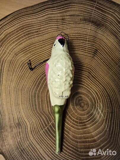 Ёлочная игрушка попугай СССР