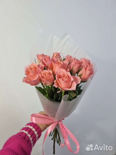 Цветы букеты розы