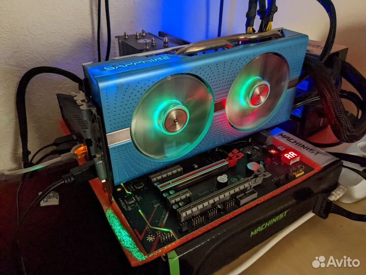 Sapphire nitro+ rx580 8GB в отличном состоянии