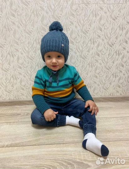 Шапка для мальчиков теплая