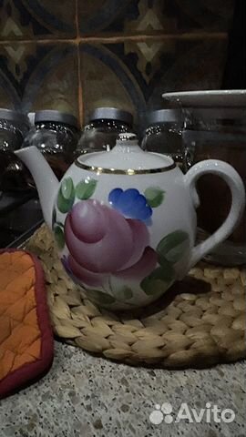 Большой заварочный чайник 1400мл агашки кузяевский