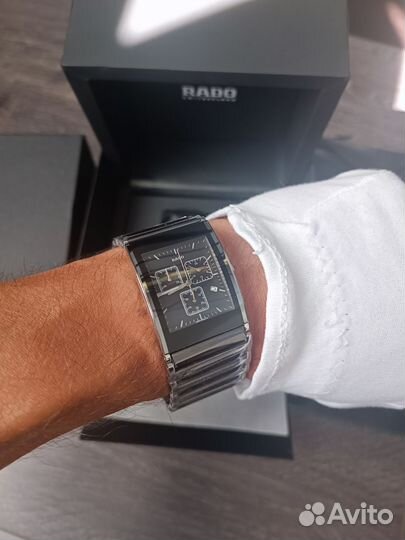 Мужские часы Rado Integral silver с фирменным