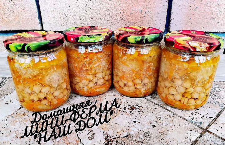 Цельнозерновой нут с домашними тефтельками