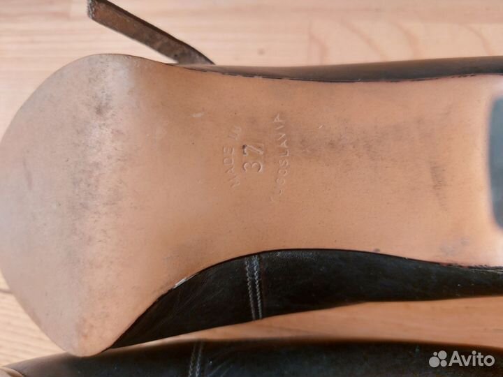 Винтажные кожаные туфли Югославия