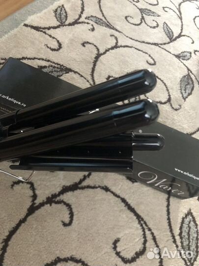 Плойка для волос тройная для завивки волос