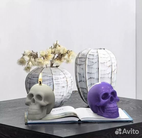 Силиконовая форма череп