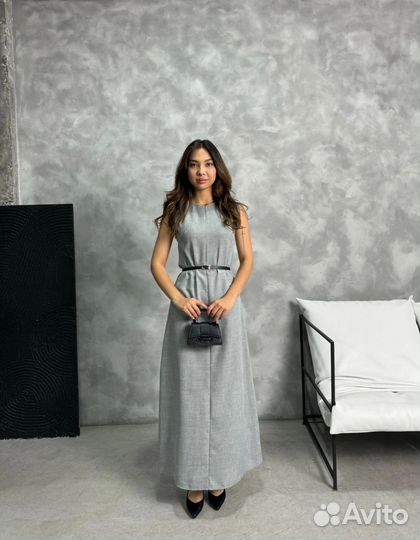 Платье льняное