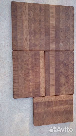 Массивная разделочная доска из торцевых спилов