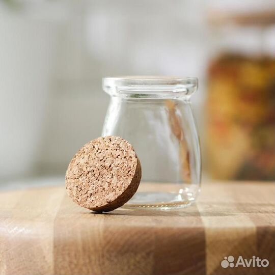 Банка для специй с пробковой крышкой 100 мл