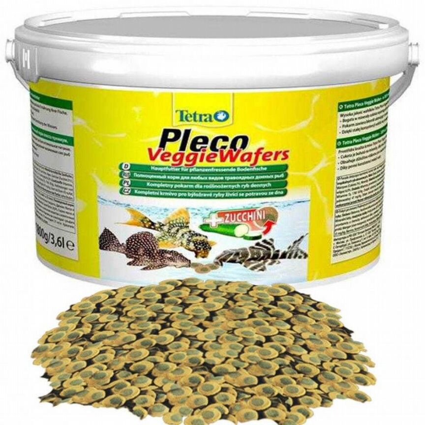 Оригинальный корм Tetra Pleco Veggie Wafers