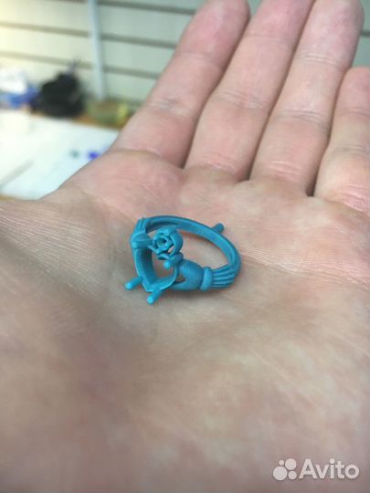 3Д печать ювелирных моделей на принтере SolidScape