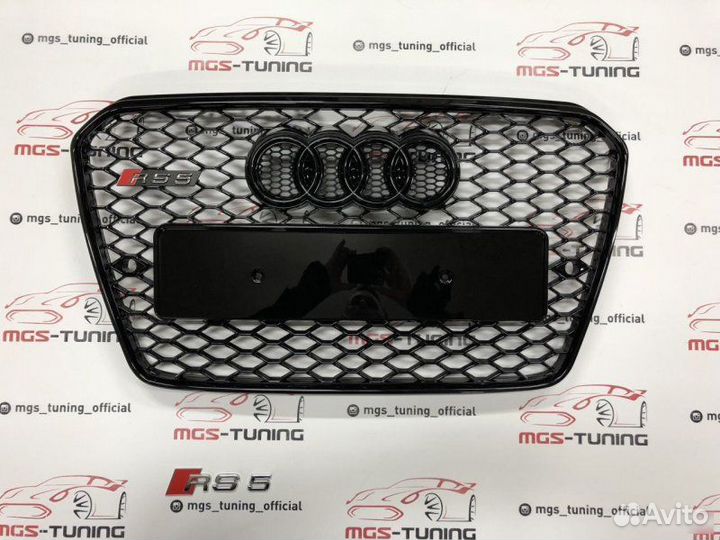 Решетка на Audi A5 в стиле RS5 11-16 гг. дизайн 4