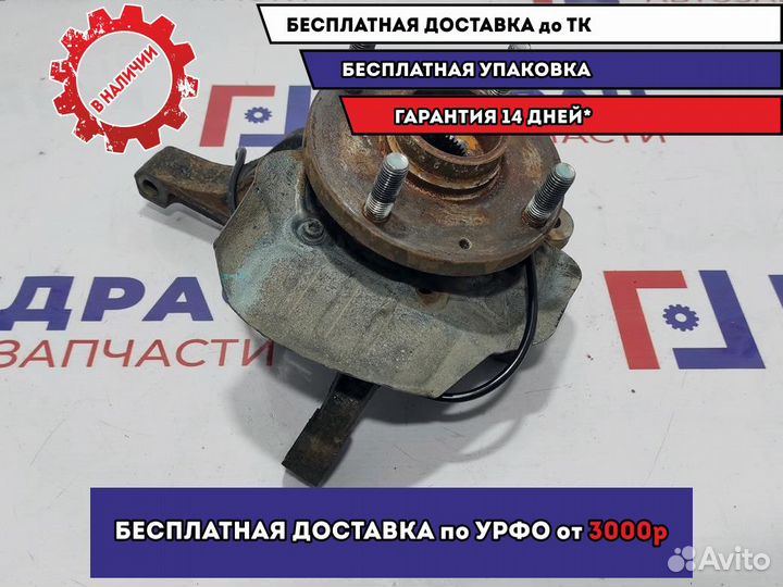 Кулак поворотный передний правый Chevrolet Lacetti 96454298. С датчиком ABS