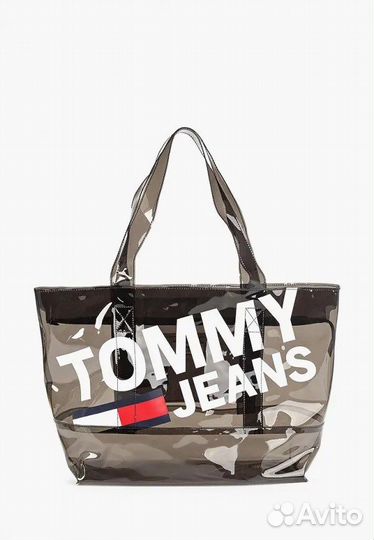 Сумка Tommy Jeans прозрачная большая оригинал