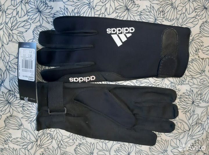 Лыжные перчатки 9.5-10 adidas Сб.России
