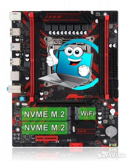 Топ Комплект Xeon E5 2680v4(x28) +X99 D4 +Доп.DDR4