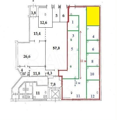 Торговая площадь, 12.5 м²