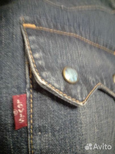 Джинсовая рубашка levis женская