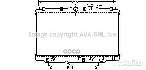 HD2110 Радиатор honda shuttle 2.2/2.3 95- HD211