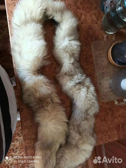 Шапка и воротник из песца