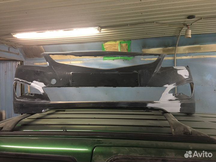 Бампер передний hyundai solaris