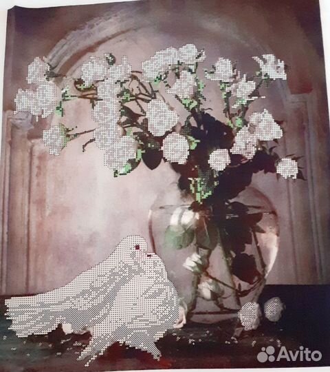 Канва/ткань для вышивания бисером