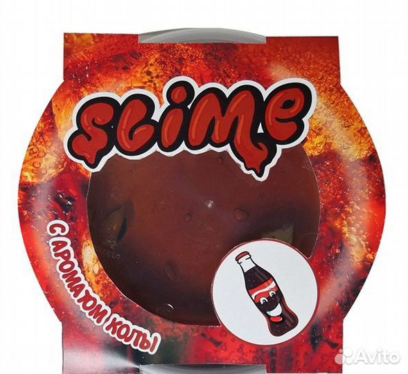 Слайм с ароматом колы 300 гр