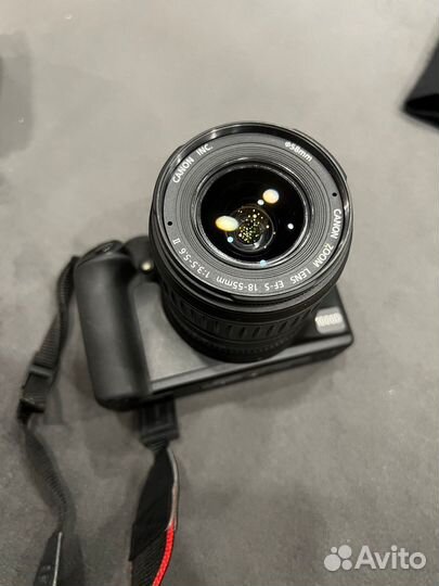 Зеркальный фотоаппарат canon eos1000d 18-55 мм