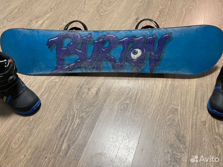 Детский сноуборд + крепления Burton