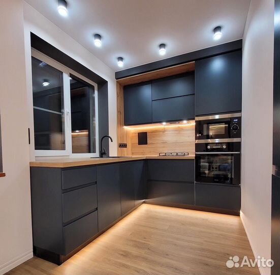 Кухня с подсветкой