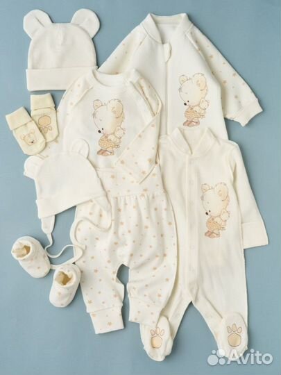 Комплект для новорожденного новый 56-62р