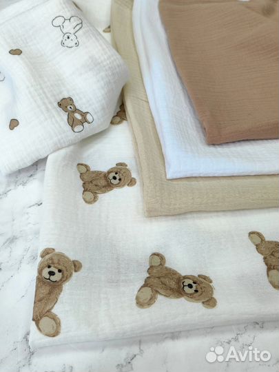 Муслин жатка Ткань хлопок жатый 2х слойный