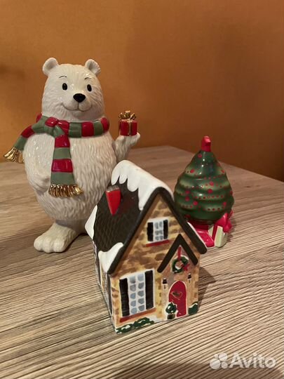 Фигурка мишка солонка и перечница Lenox