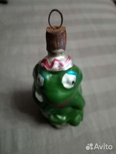 Лягушка царевна новогодняя игрушка СССР