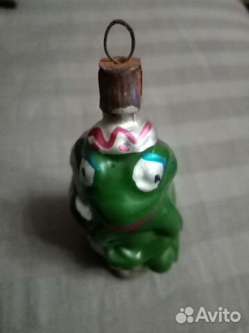 Лягушка царевна новогодняя игрушка СССР