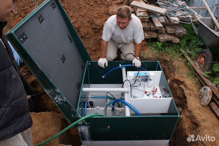 Автономная канализация под ключ. В любой грунт