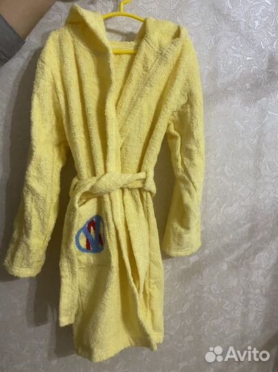 Халат махровый новый детский