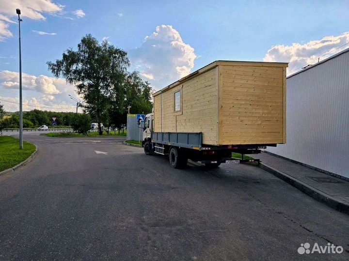 Бытовка вагончик из дерева