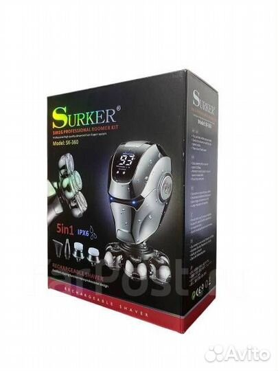 Электробритва Машинка для бритья бороды Surker SK